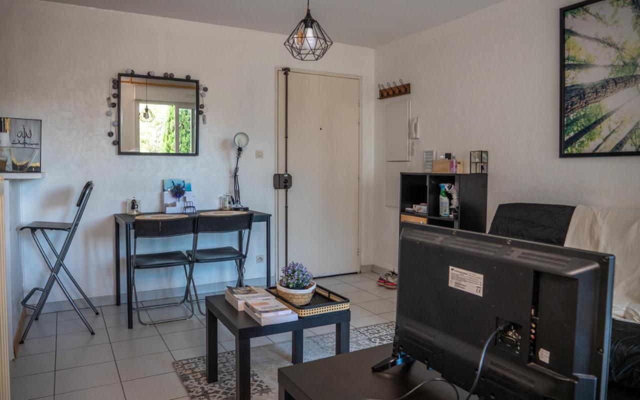T1 30M² Avec Vue Sur Arbre Blanc Apartment Montpellier Bagian luar foto